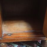 Art Deco style bedside table in marble