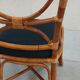 Chaise en bambou Roche Bobois 80's