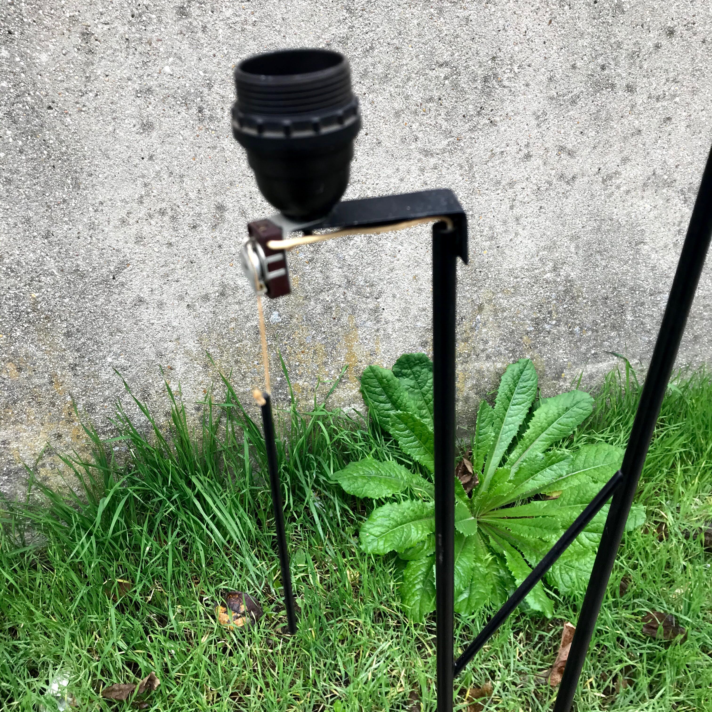 2-branched lamppost vintage 60s