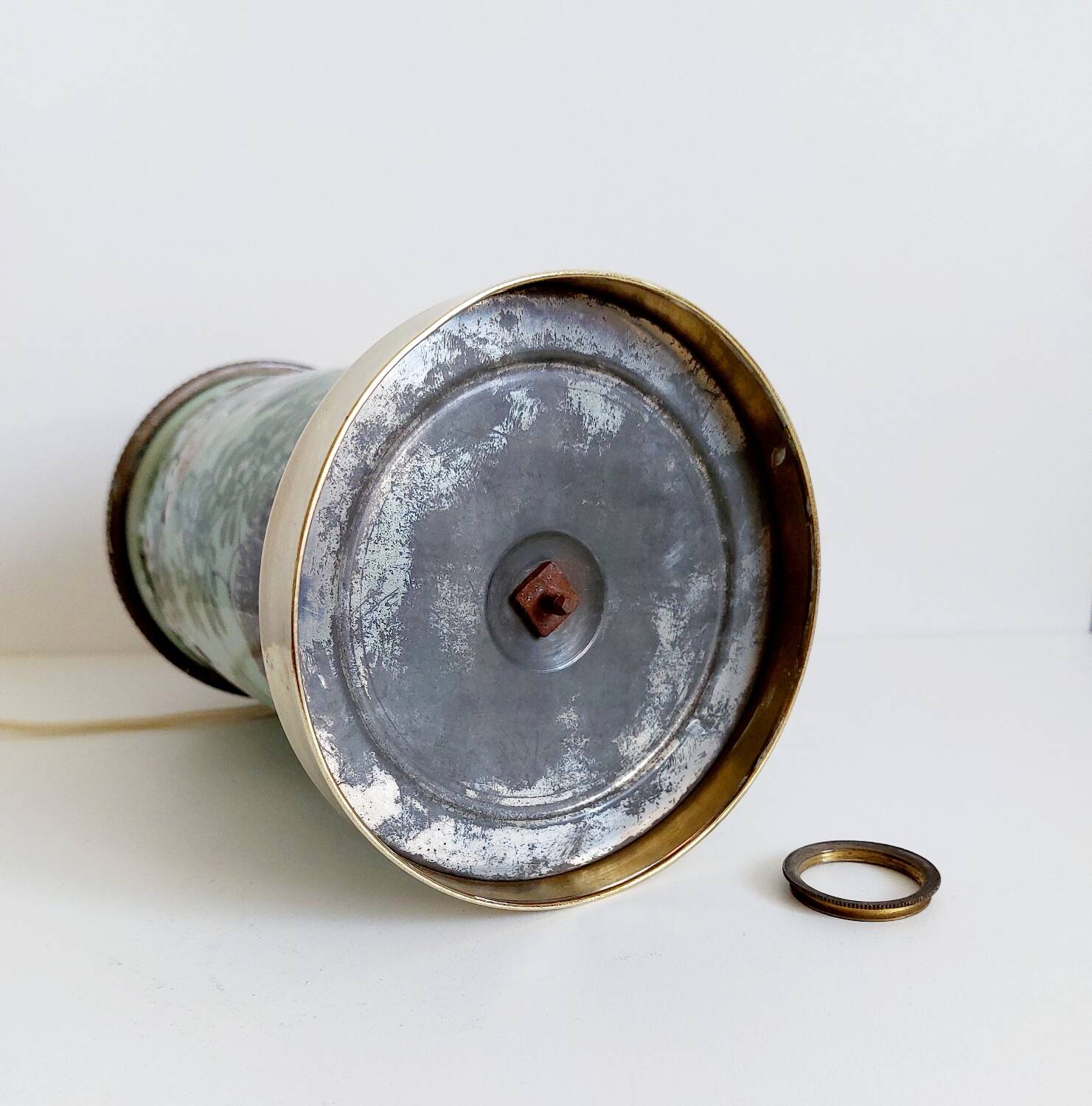 Vintage porcelain lamp