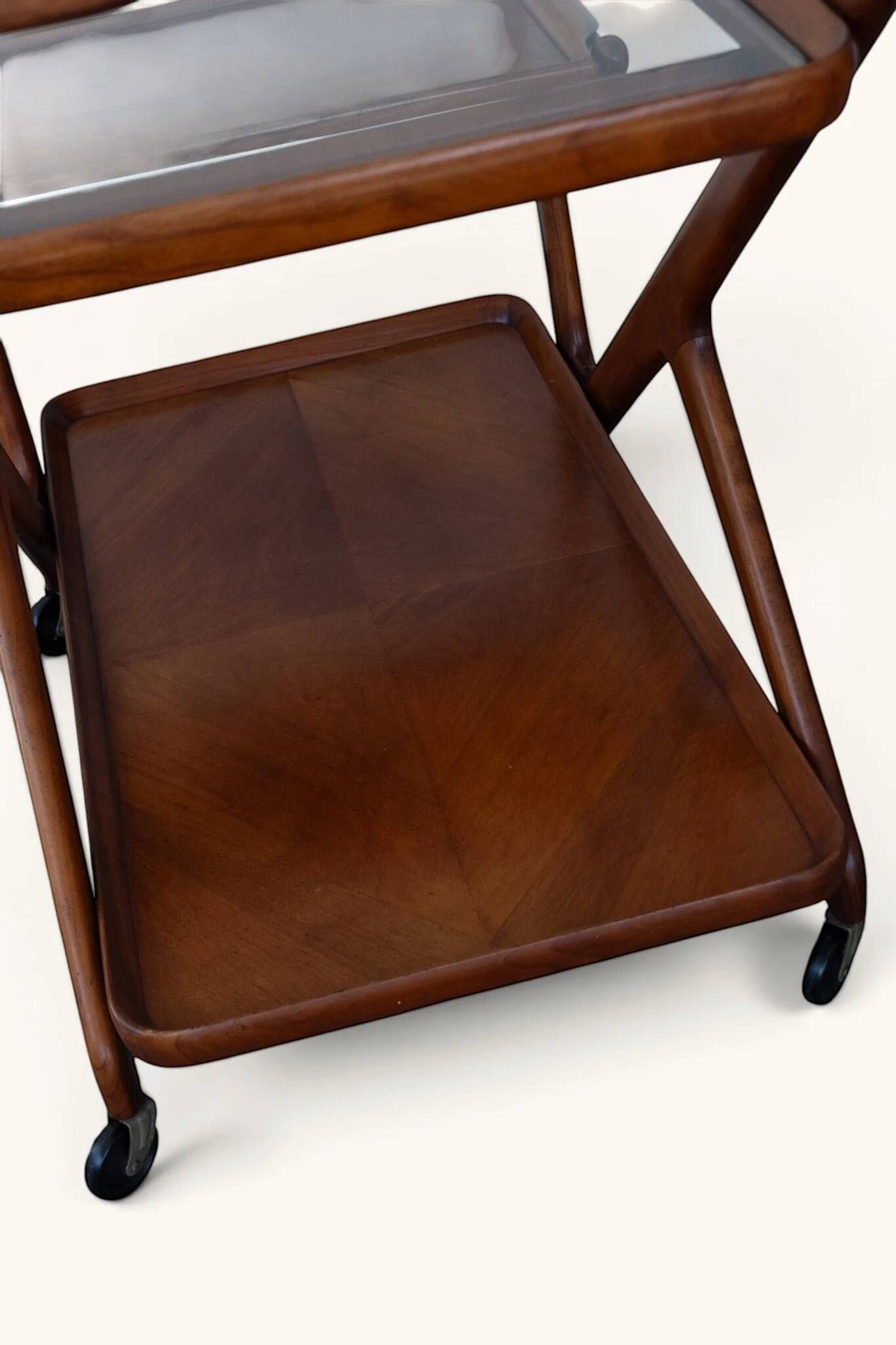 Bar cart by Cesare Lacca for Cassina, 1950s.
