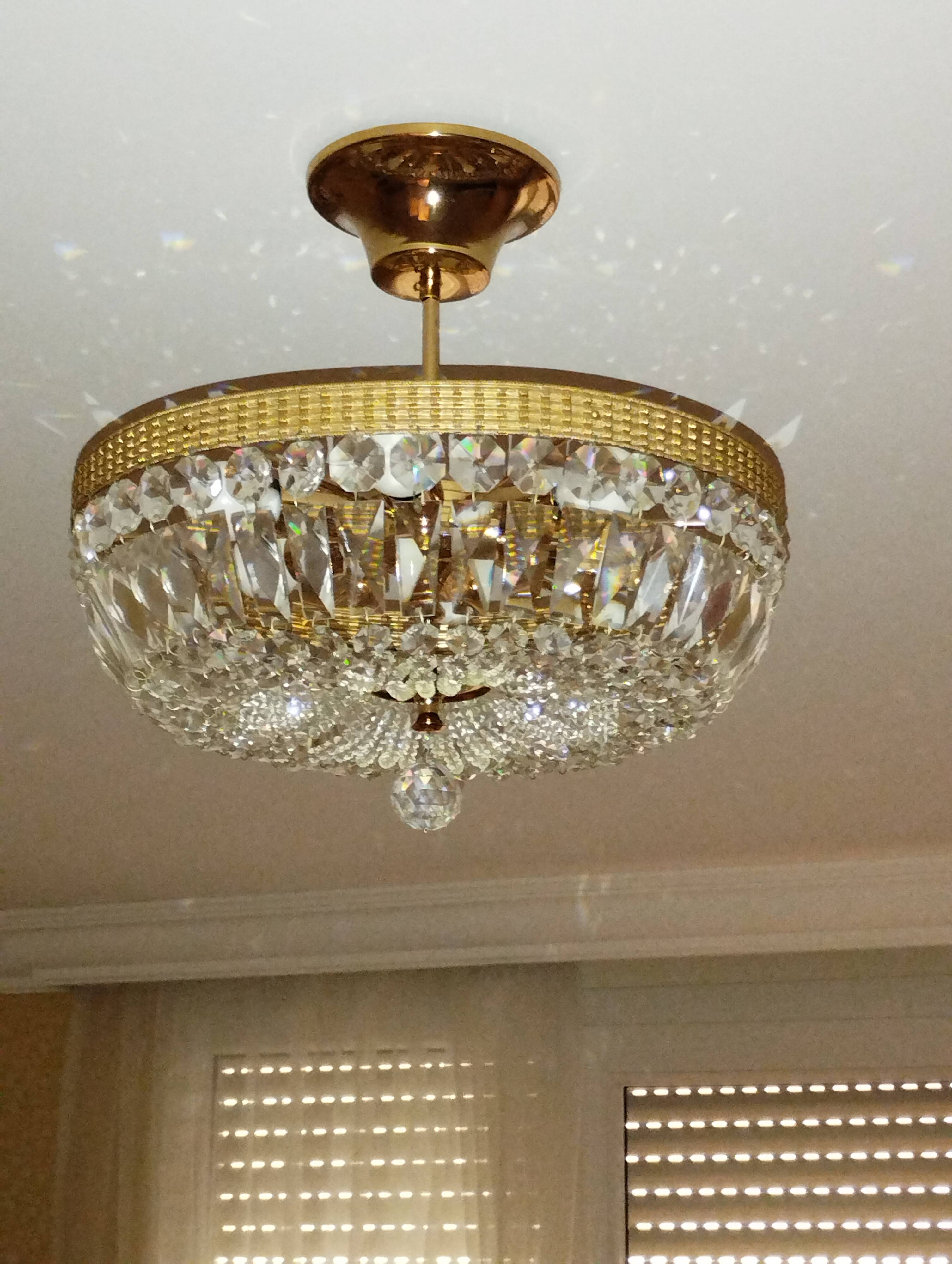 Rhinestone chandelier