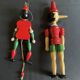 Pinocchios en bois