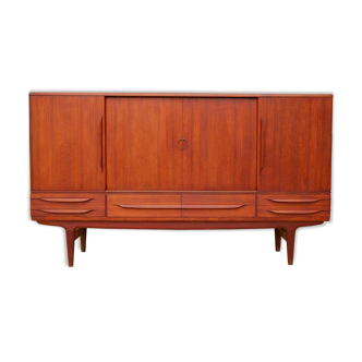 Buffet scandinave en teck par J. Andersen pour Uldum Møbelfabrik