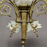 Empire style chandelier.