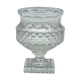 Vase médicis à motifs pointe de diamant