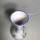 Former Moustiers white painted ceramic vase