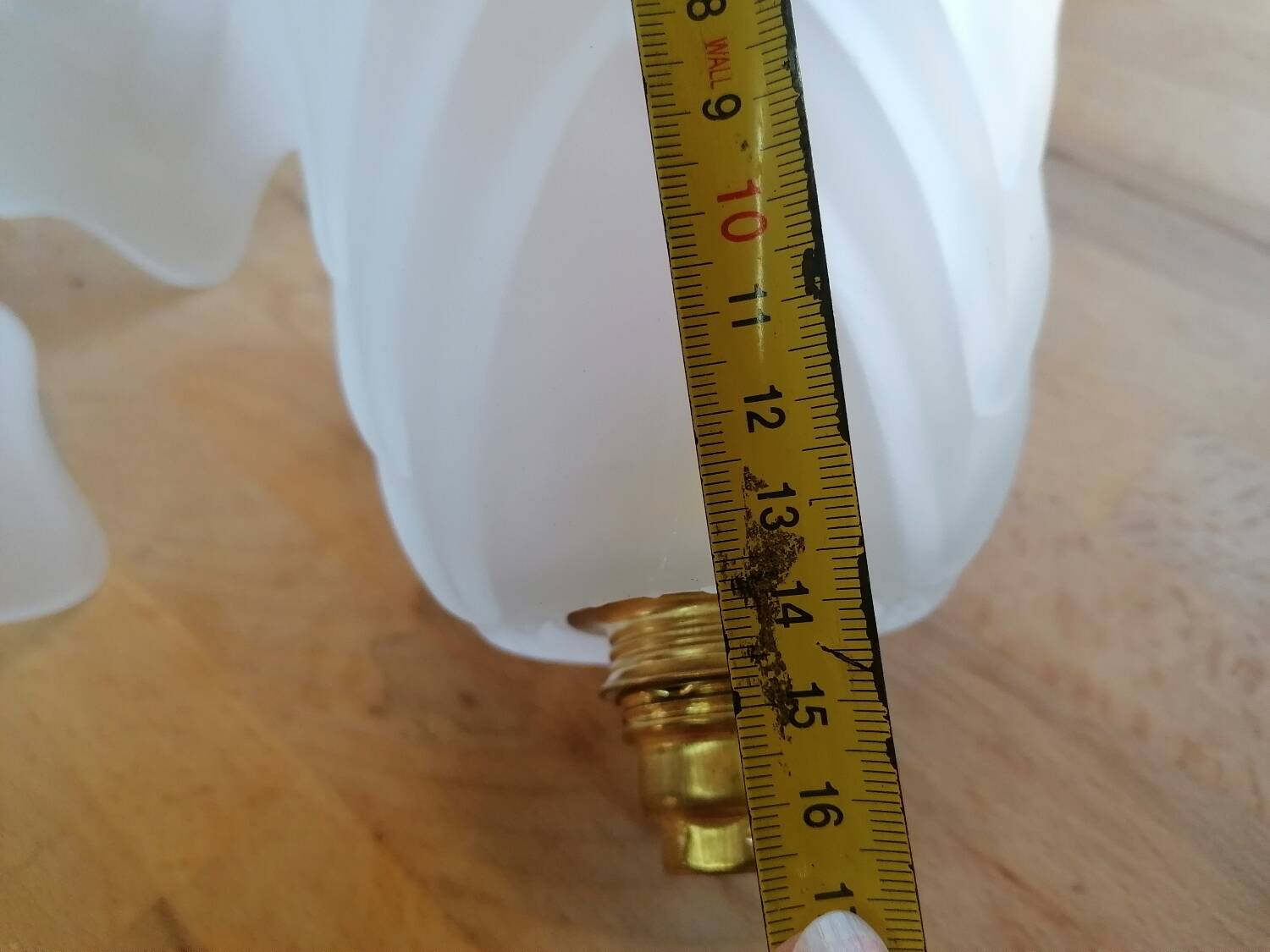 Set of 3 Art Deco tulip hanging lamps