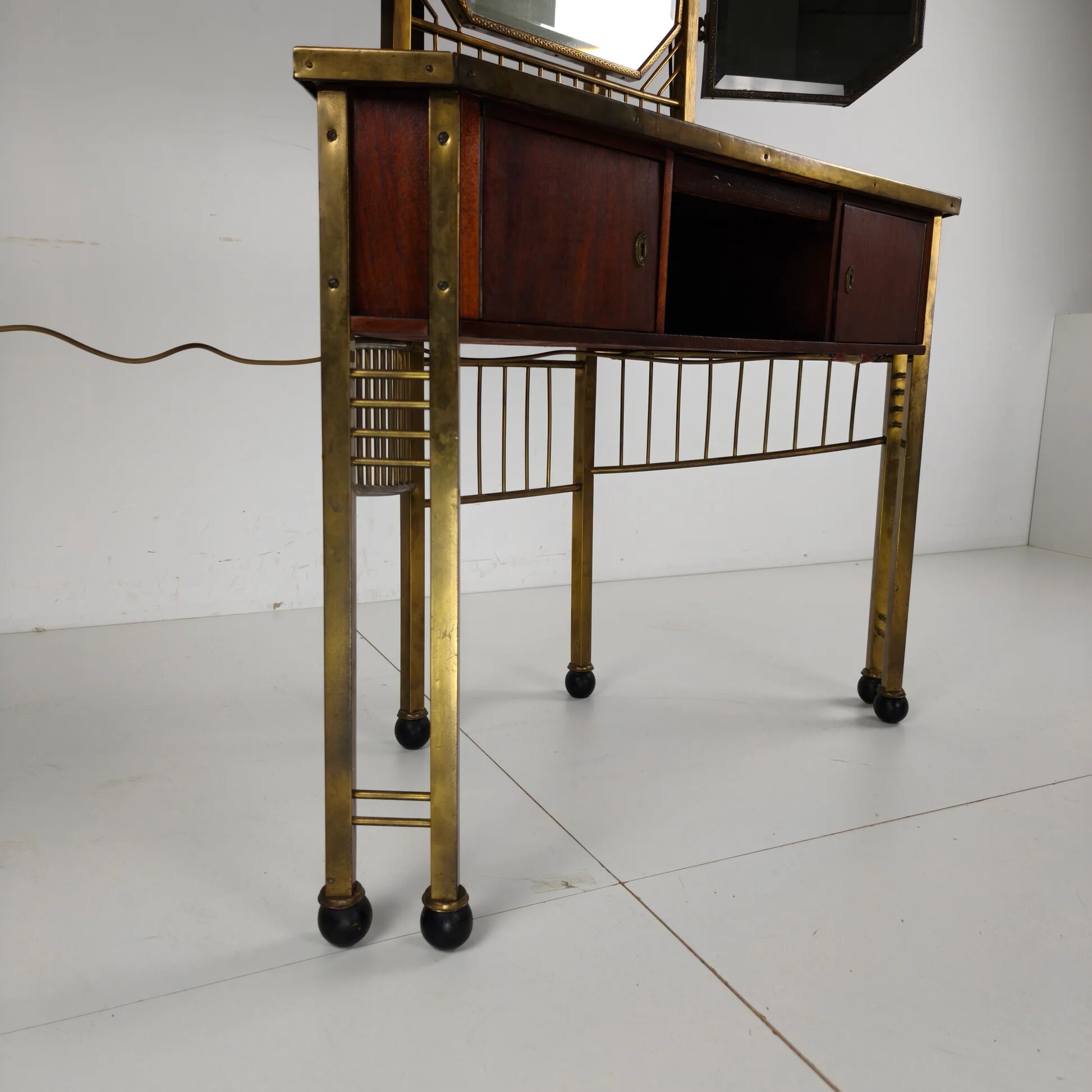 Antique French brass dressing table - 1930