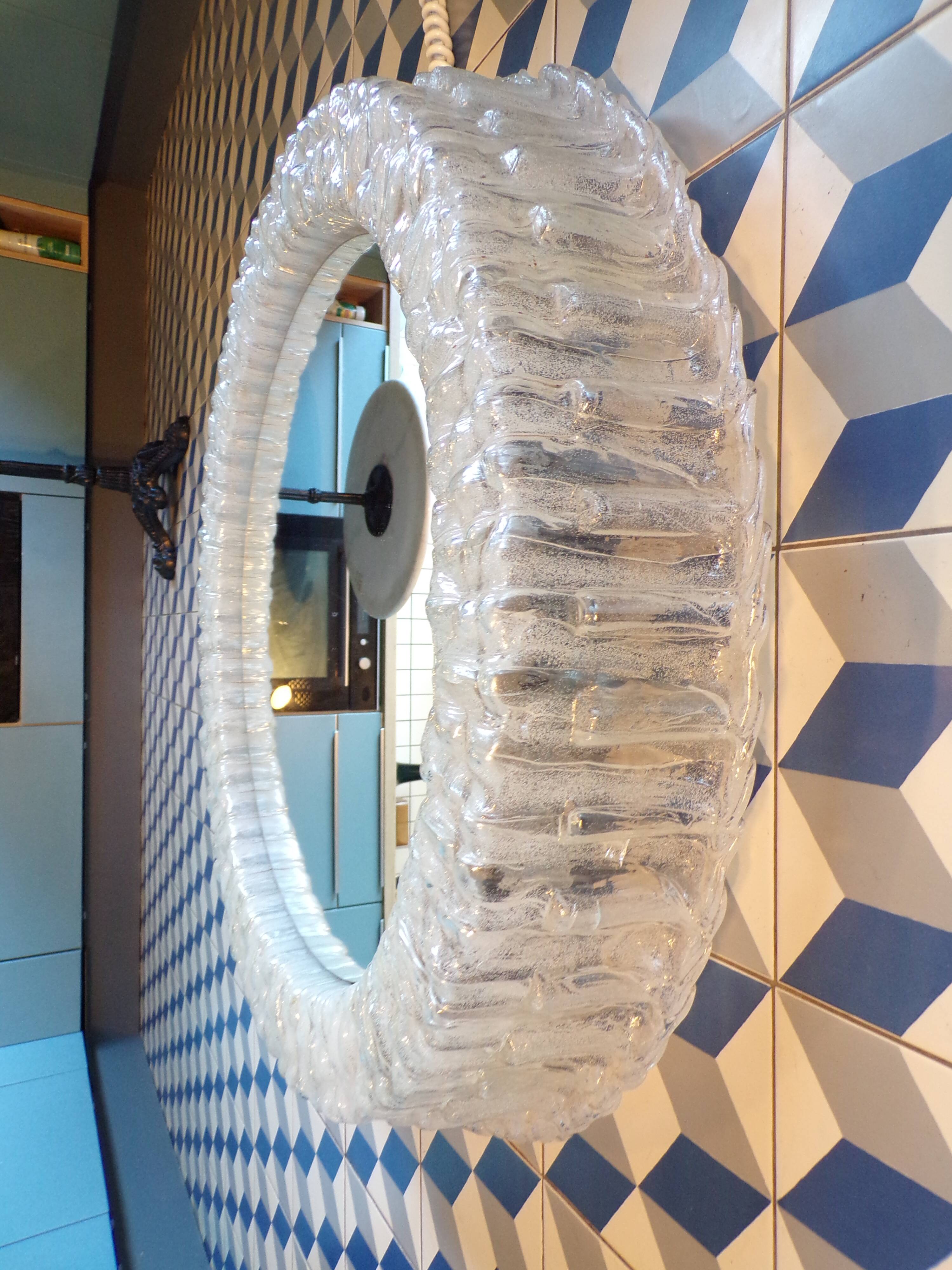 Retractable illuminated Hillebrand mirror