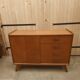 Vintage Scandinavian buffet with tapered legs.