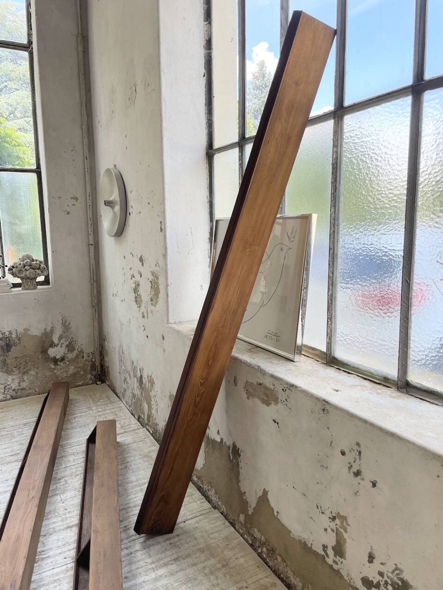 XL wooden wall storage