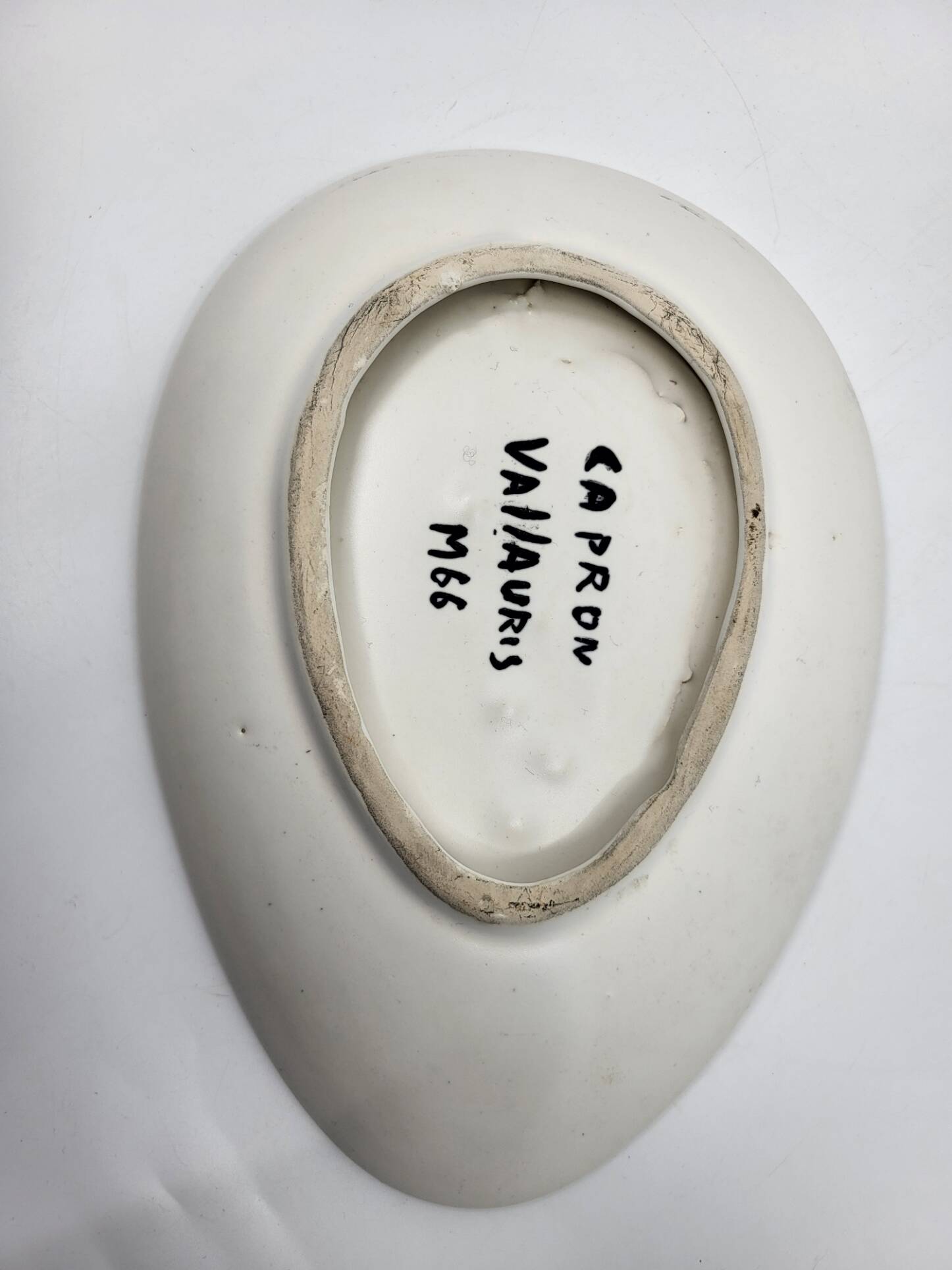 Cup Vide Poche Roger Capron Serpents decor ceramic France 1950