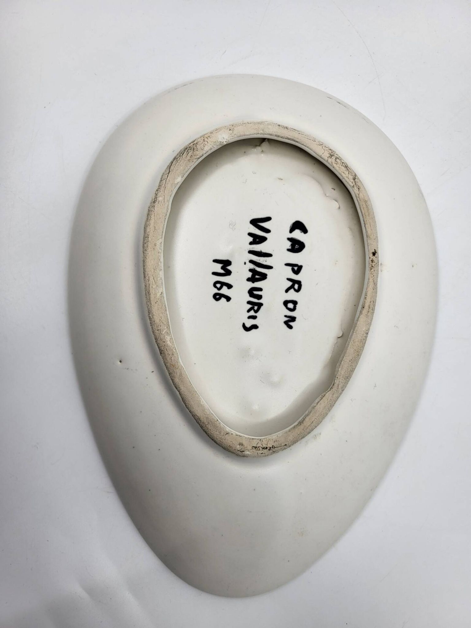 Cup Vide Poche Roger Capron Serpents decor ceramic France 1950
