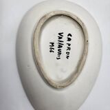 Cup Vide Poche Roger Capron Serpents decor ceramic France 1950