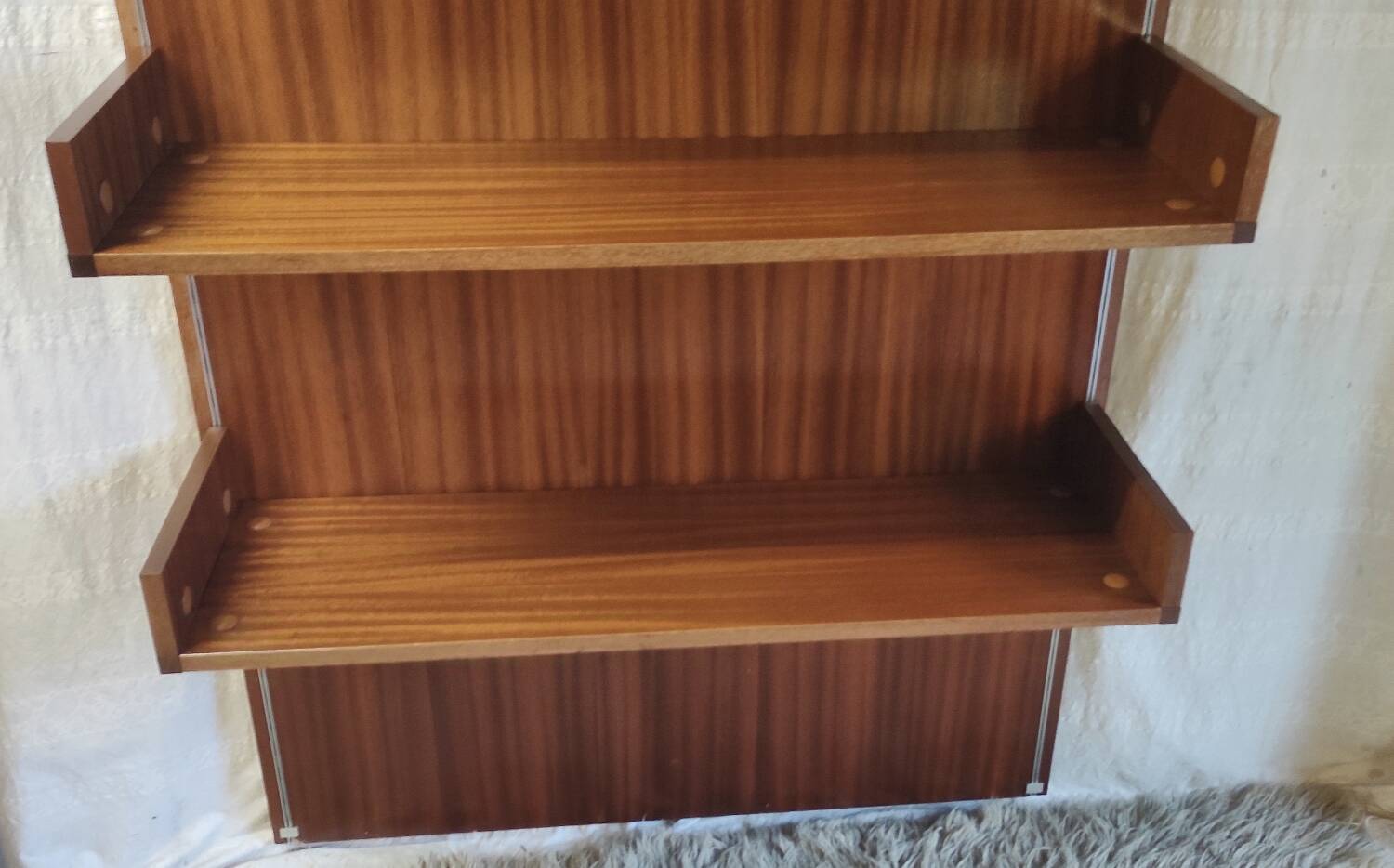 Hanging wall bookcase - mid 20th century