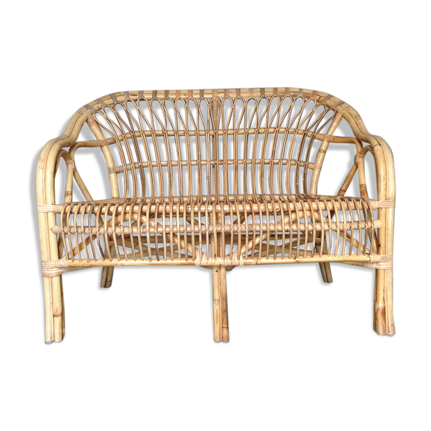 Banquette en rotin