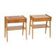 Set de 2 tables de chevet en teck, Carlström, Suède, 1960