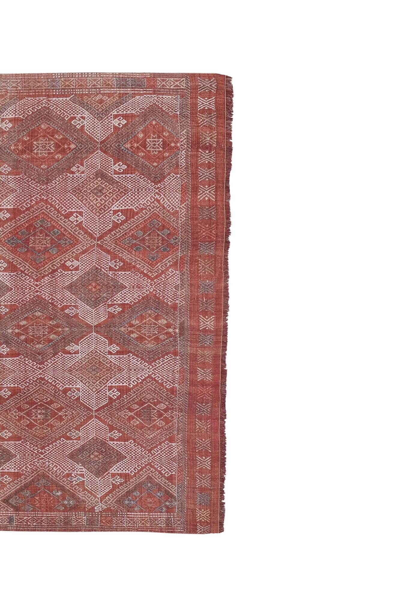Vintage Turkish handmade rug 153x207 cm