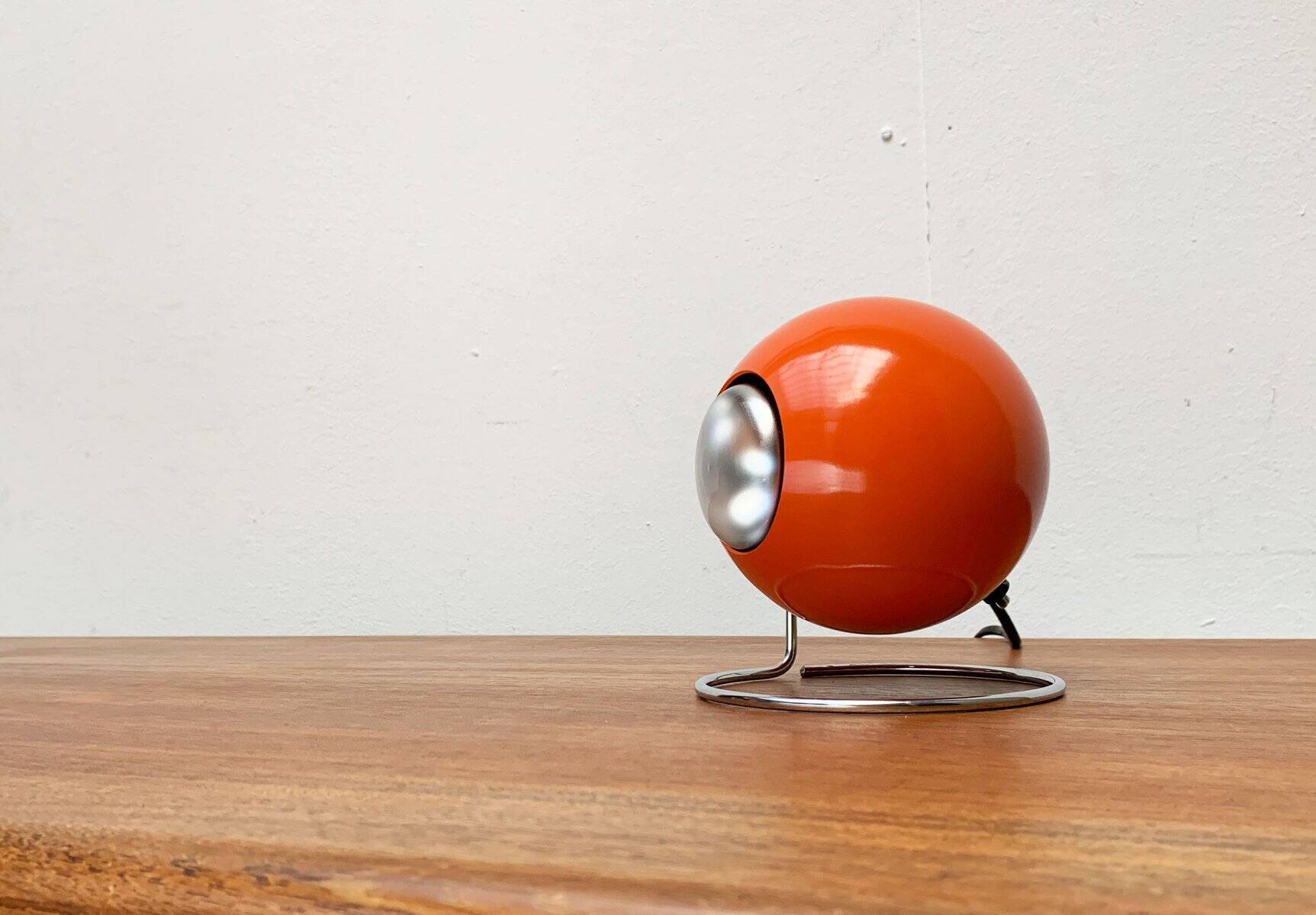 Mid-century space globe table lamp by Erco, 1970s.