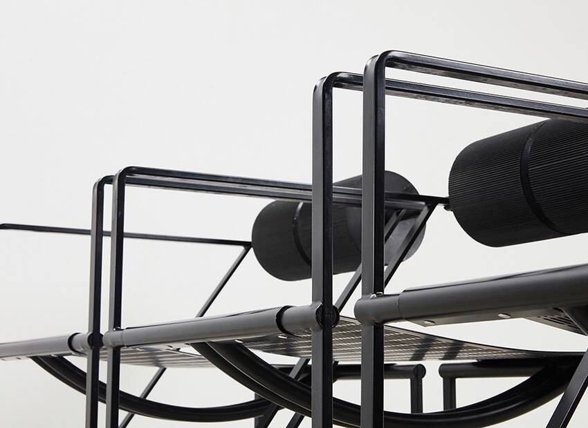 Ensemble de 6 chaises Seconda 602 de Mario Botta pour Alias Italie 1982