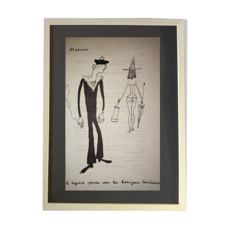 Daninos illustration from 1962 “the sailors”