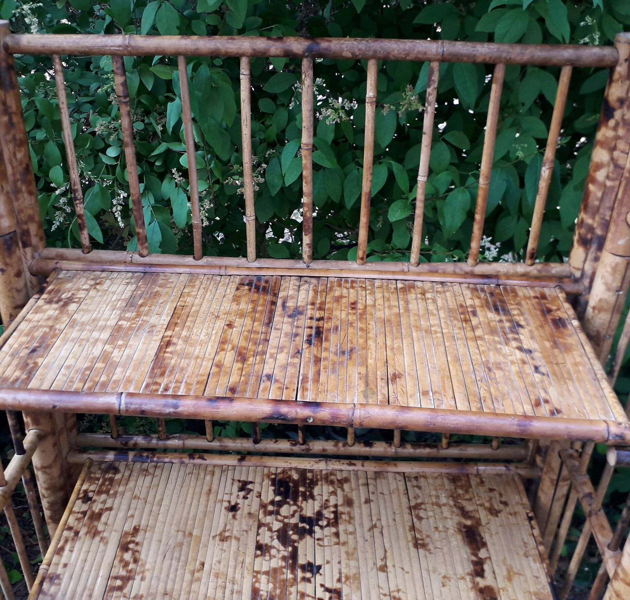 Etagère bambou pliable