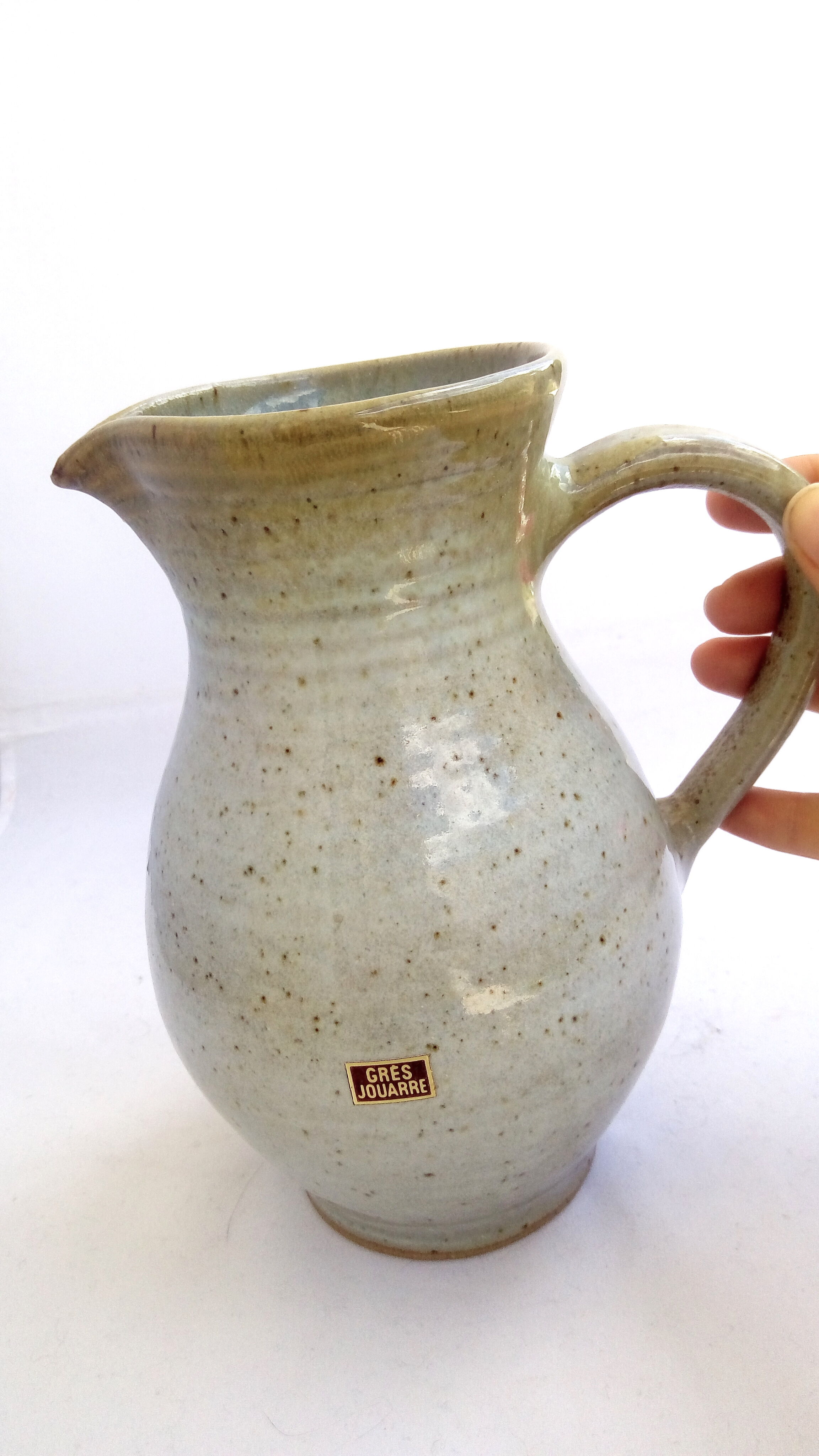 Our Lady of Jouarre grey sandstone pitcher