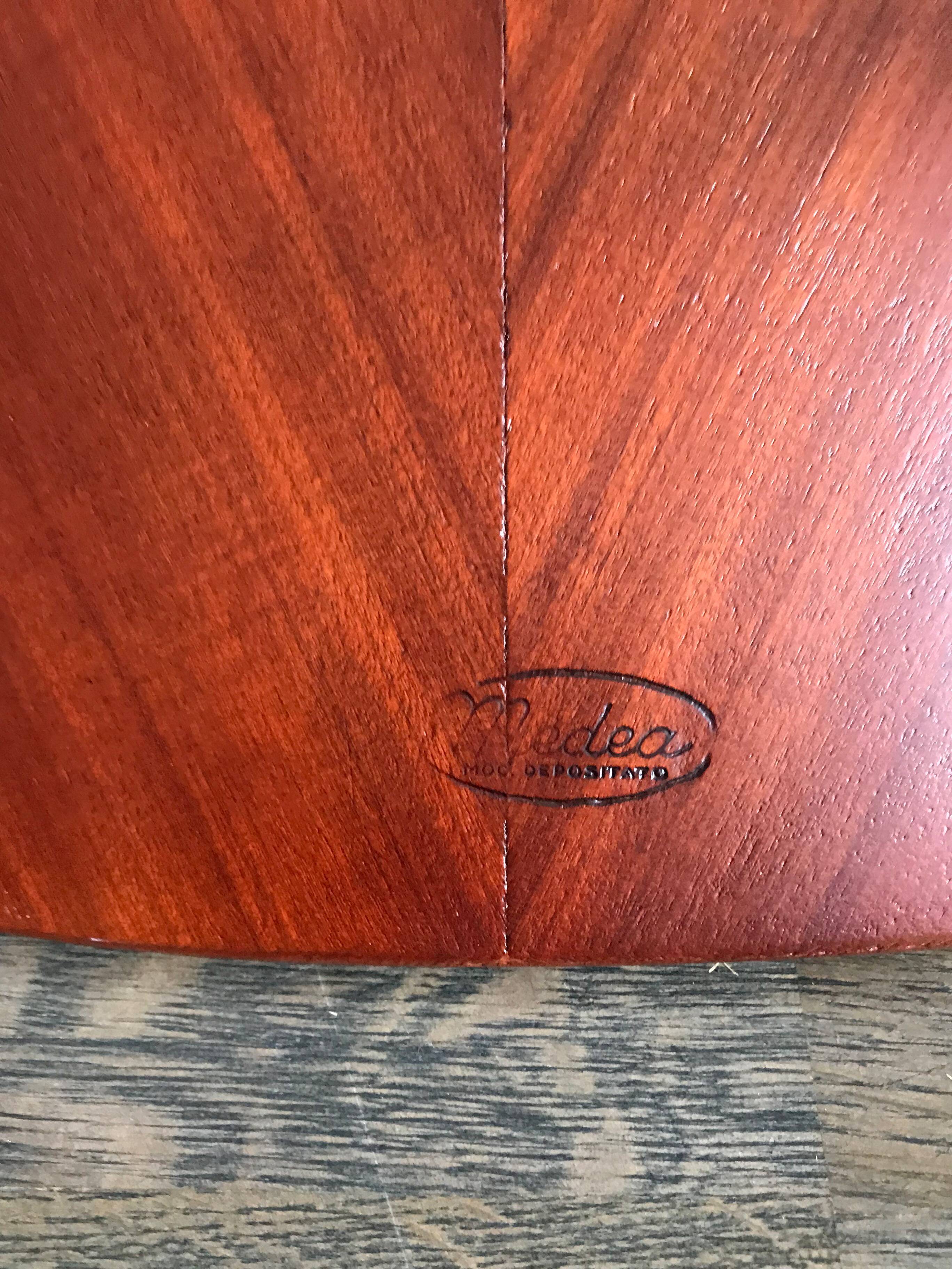 Vittorio Nobili for Fratelli Tagliabue Italian Medea dining chairs, 1950s