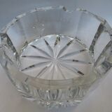 Heavy crystal ashtray Muller France 1930s