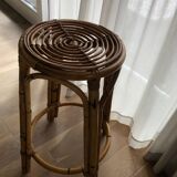 Barstool wicker bamboo
