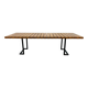 1950s coffee table in the style of Alain Richard, wood and metal.