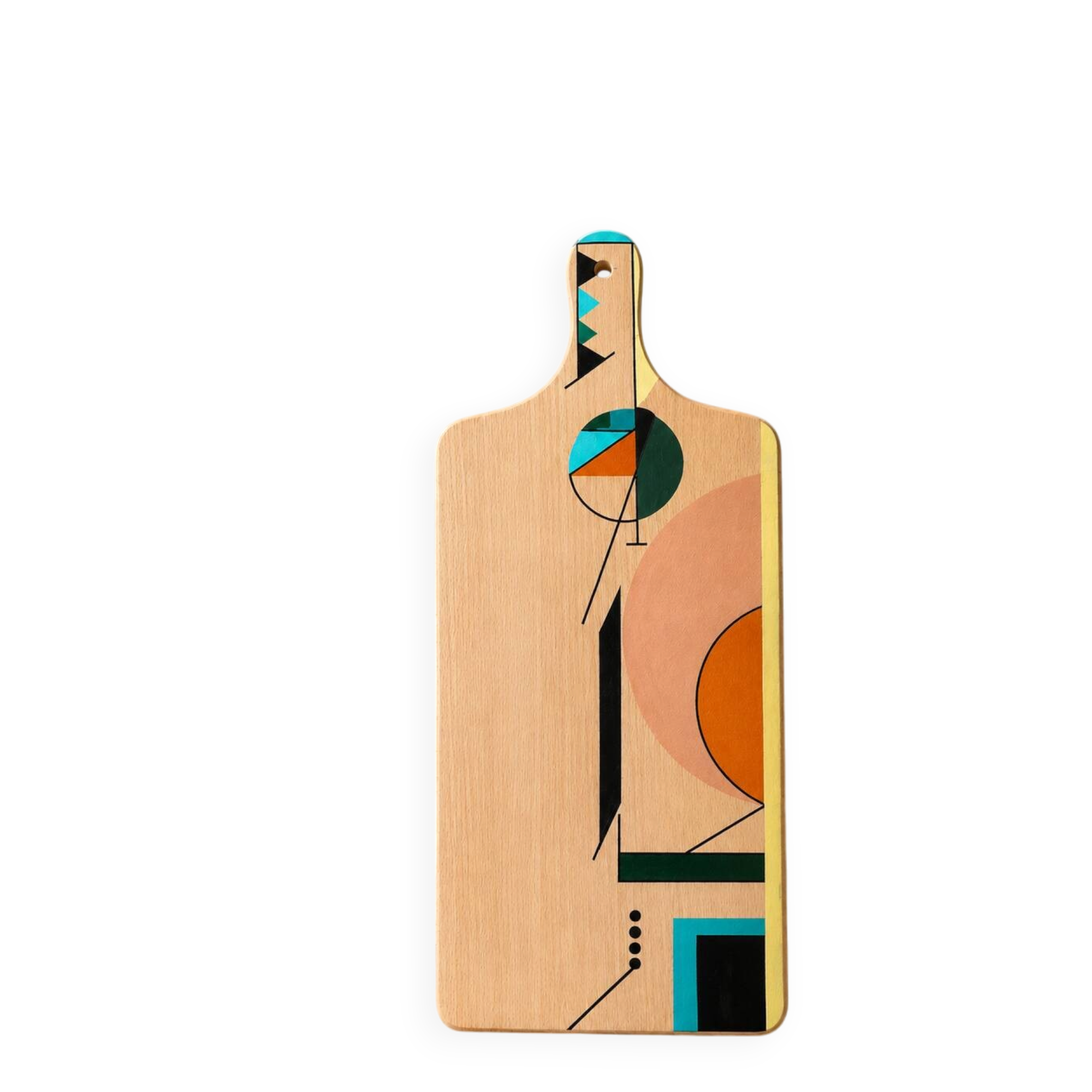 Handmade Resin Serving Board, Geometric Cheese Board, Wood & Resin Charcute