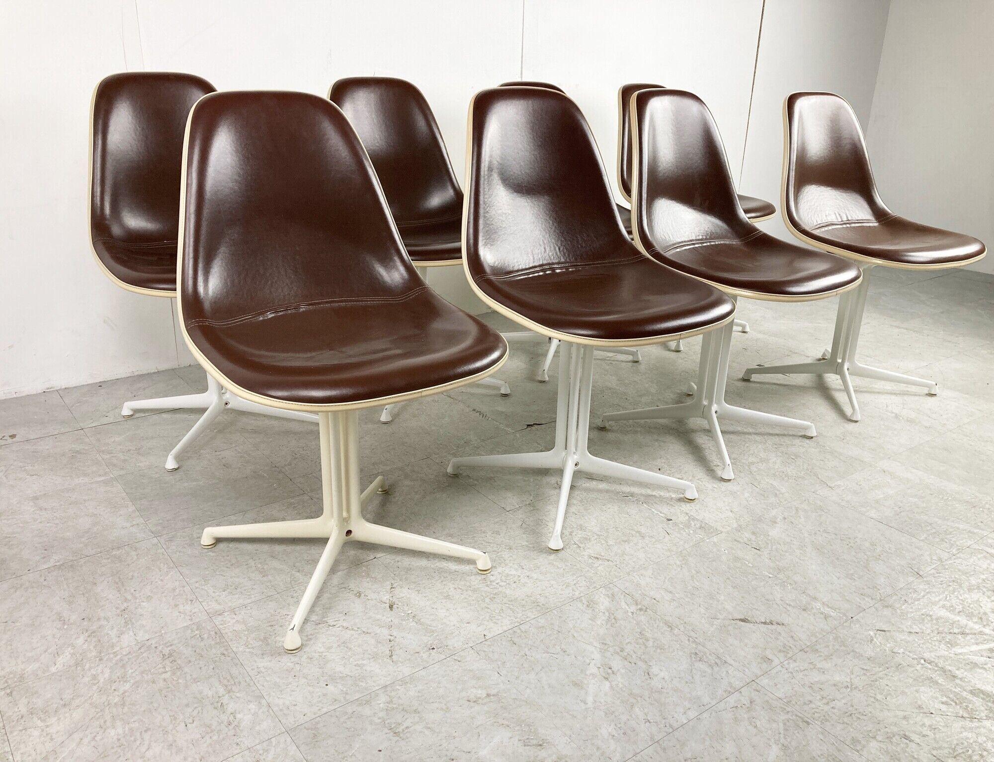 Eames La Fonda chairs by Herman Miller, 1960