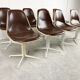 Eames La Fonda chairs by Herman Miller, 1960