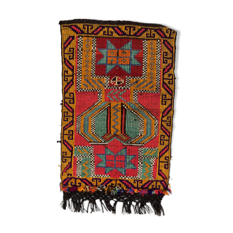 Tapis kilim turc vintage 126x75 cm laine kelim