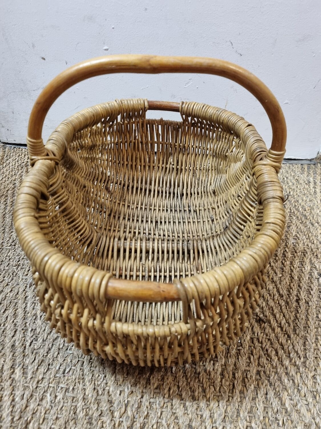 Vintage wicker basket
