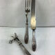 Old leg of lamb service, in silver made in France