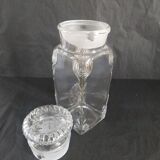 Antique glass jar from grocery store 1930
