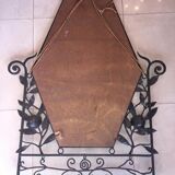 Wrought iron mirror