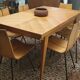 Teak table with compass feet, 1960s