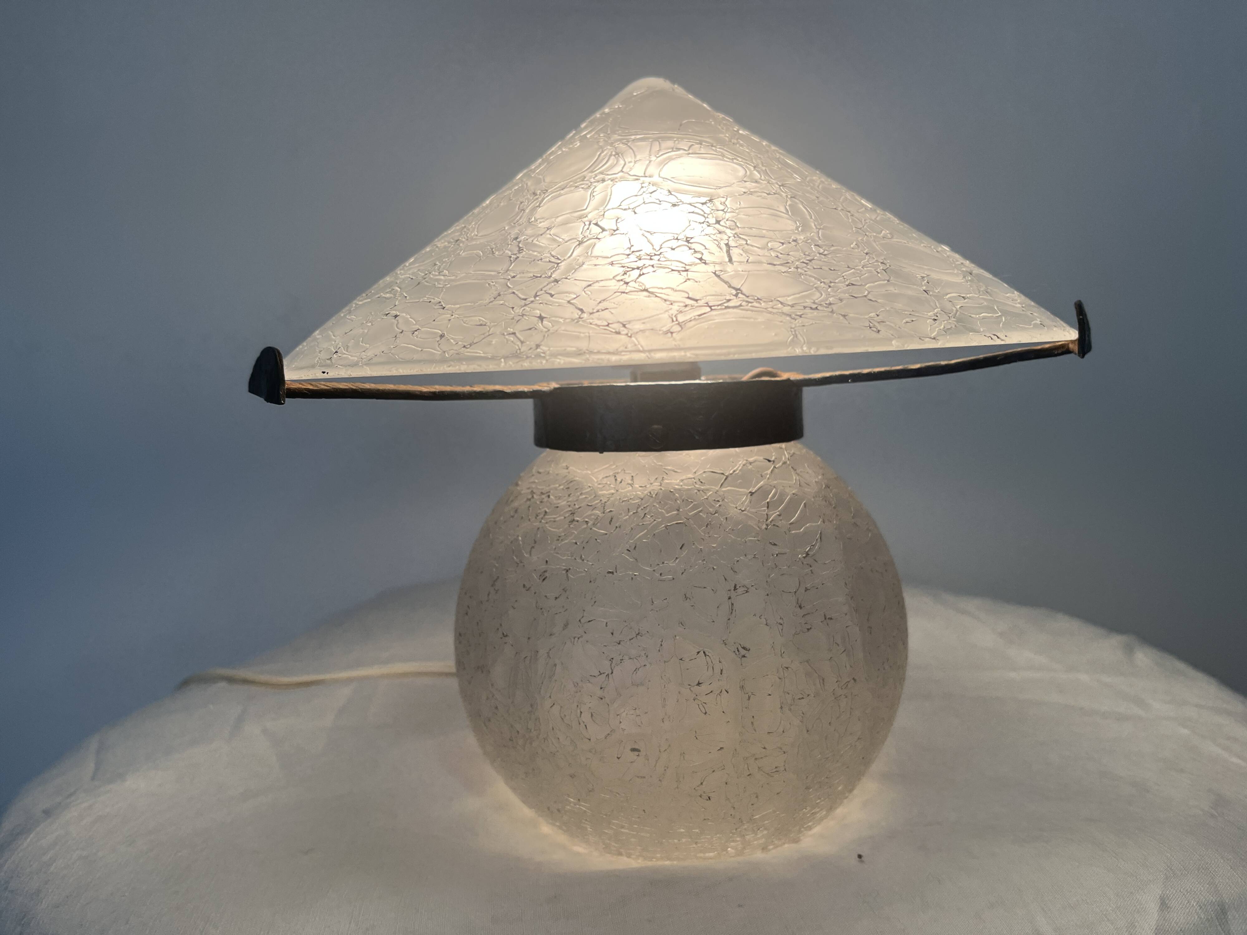 lampe champignon art déco