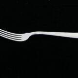 12 large cutlery ballshoe forks in silver metal Model SUZY