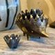 Hedgehog nesting ashtray/trinket dish in brass, attributed to Walter Bosse, for Hertha Baller, Austria 1950s.