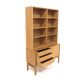 Scandinavian oak bookcase "MTP", Marian Grabinski, Möbel-Ikea, Sweden, 1960