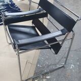 Wassily leather armchair by Marcel Breuer