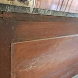 Empire style chest of drawers in blond walnut