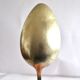 German silver-plated sauce spoon Gowe ALPACCA pearl decoration 26cm