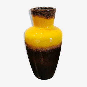 Vase West Germany jaune