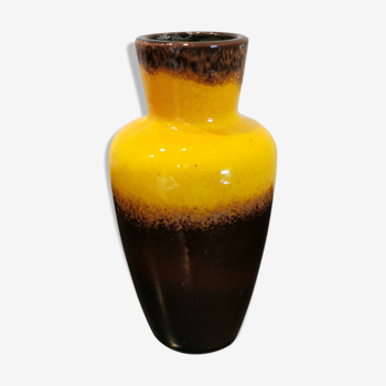 Yellow west germany vase